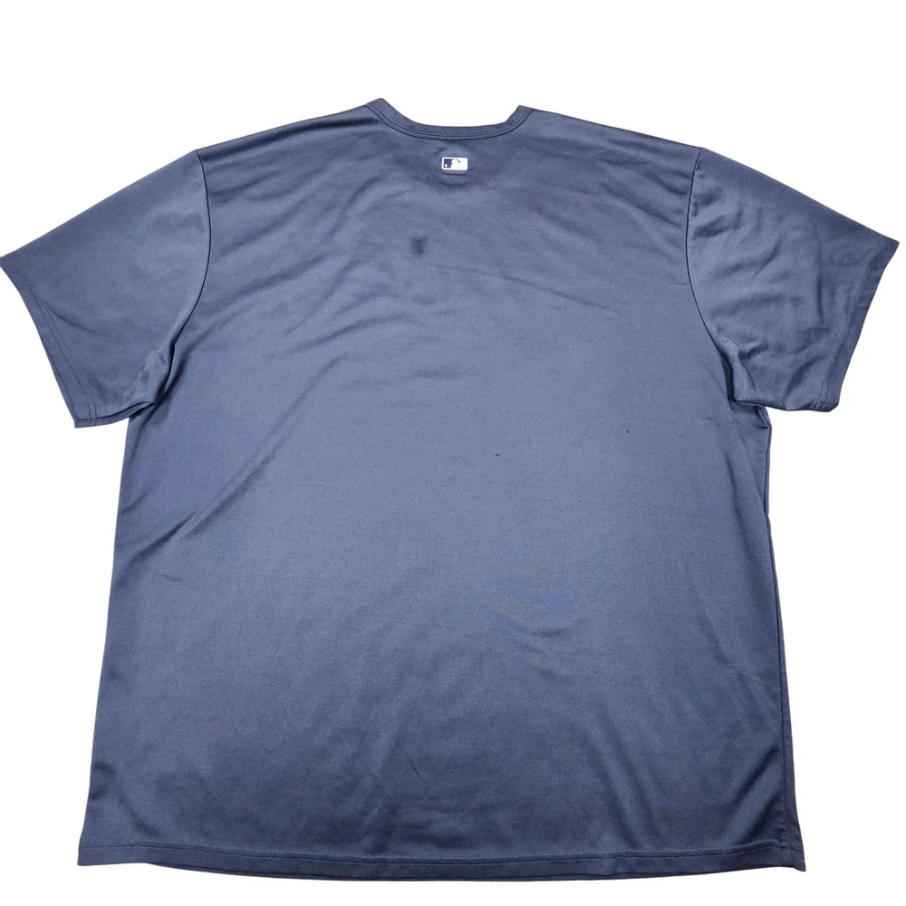 Nike Tampa Bay Rays MLB Authentic Collection‎ Dri-FIT Shirt Men's XXL Navy Blue